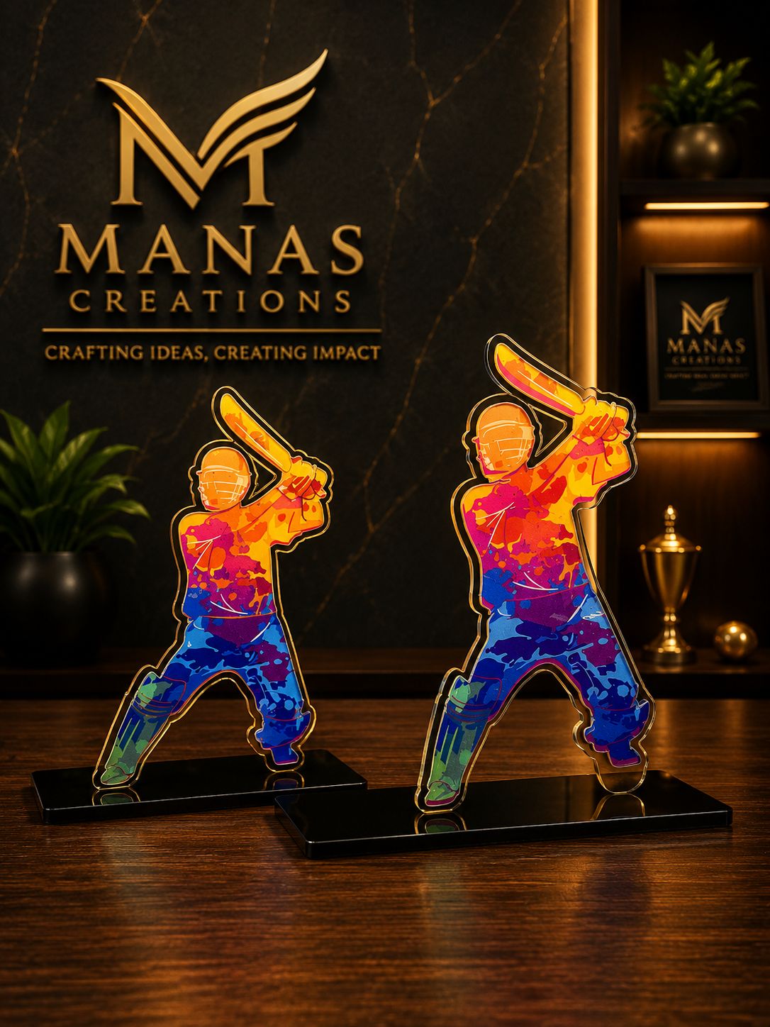 Elite Best Batsman Trophy - Style II